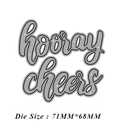 Hoan hô! Khuôn cắt kim loại bằng thép carbon Mẫu DIY dập nổi và tạo hoa văn cho scrapbook album và thiệp
