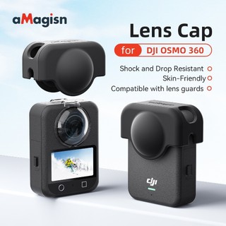 Dành cho DJI OSMO 360 Vỏ bảo vệ ống kính Vỏ bảo vệ silicon Chống rơi, chống mài mòn, chống địa chấn Phụ kiện bảo vệ máy ảnh thể thao DJI