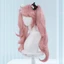Danganronpa Kích Hoạt Happy Havoc Enoshima JunkoCOS Tóc Giả Da Đầu Mái Vòm Hổ Miệng Kẹp Đôi Đuôi Ngựa Dày