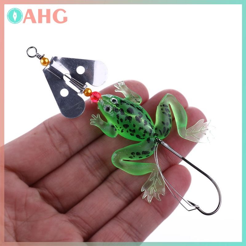 THÊM Câu Cá Ếch Giả Mềm 4 Màu Chất Lượng Tốt Crankbaits Dụ Mồi Câu Cá BSS