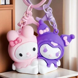 Sanrio Company Ltd Kuromi My Melody Móc Khóa Từ Tính Mặt Dây Chuyền Sinh Viên Cặp Đôi Người Bạn Thân Nhất Quà Tặng
