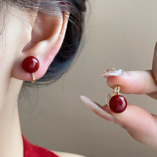 Retro Ngọc Trai Cuộn Dây Tai - Thời Trang Tinh Tế, Kẹp Tai Đơn Giản Sang Trọng