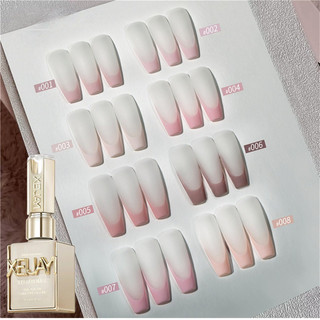 XEIJAYI Da Nhẹ Nhàng Dòng Màu Hồng Gel Móng Tay Phù Hợp Với Ánh Sáng Màu Hồng Khỏa Thân Trị Liệu Keo Dán Móng Tay Nghệ Thuật Làm Móng Tay Cho Tiệm Làm Móng Tay