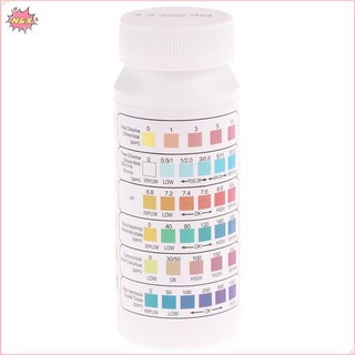 Giấy kiểm tra clo PH đa năng N & X 6 trong 1 SPA giấy kiểm tra nước bể bơi.