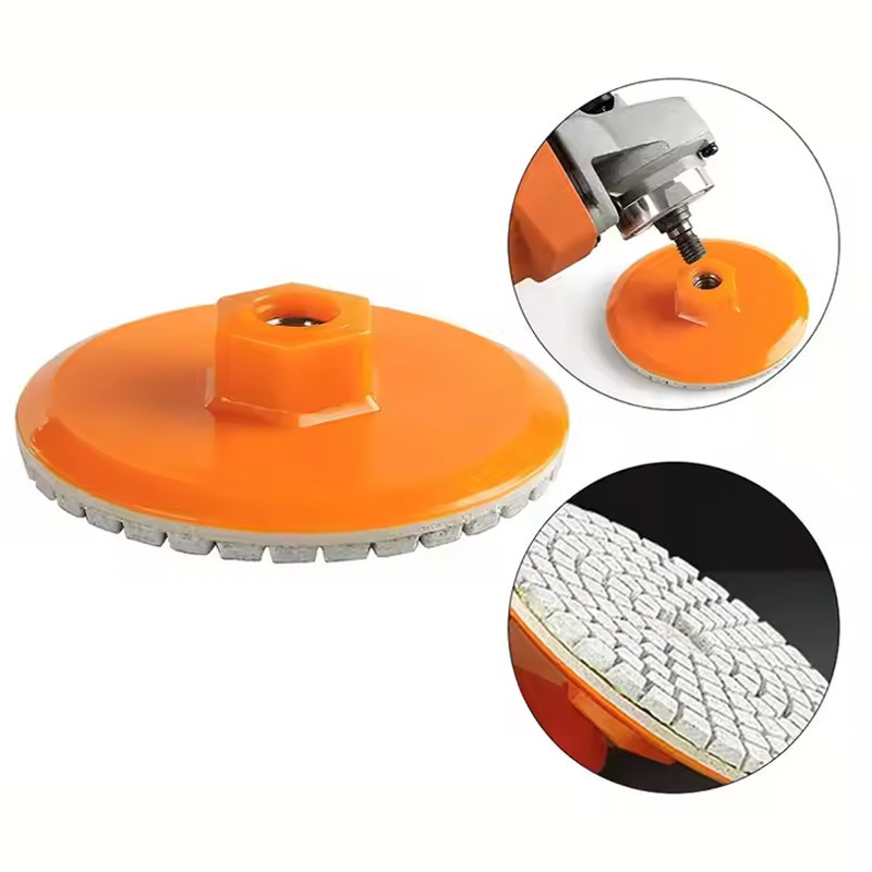 M6 Đĩa mài đĩa chà nhám đánh bóng đá hoa cương,gạch,bê tông 100mm MALAN