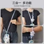 Phụ kiện điện thoại di động Dopamine Cotton Dây buộc điện thoại di động Thân dài có thể quay lại Dây đeo điều chỉnh đa chức năng Camera ngoài trời Dây chuyền chống thất lạc phổ biến cho điện thoại di động
