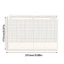 BEABOUT Sổ tay cuộn dây, Lưới / Đường ngang Giấy dày B5 Notepad, Thiết kế phân vùng đơn giản Mind Pad Học sinh