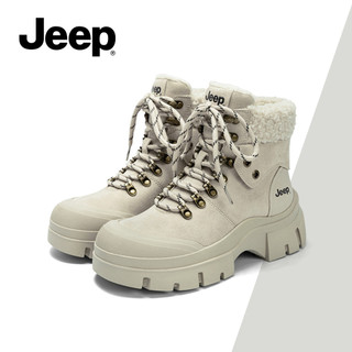 Giày Bốt JEEP Martin Nữ Phong Cách Mới Phong Cách Anh Thu Đông Ngoài Trời Quần Lót Giày Bốt Chống Trơn Trượt Chống Mài Mòn Đế Dày Boot