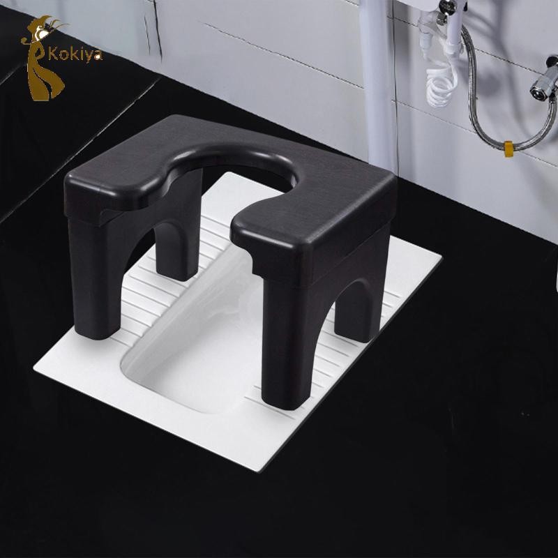 Ngồi xổm Ghế Ngồi Vệ Sinh Chống Trơn Trượt Dễ Dàng Giun Ổn Định Nhẹ Bền Di Động Dày Phòng Tắm Bồn Cầu Ghế Phân