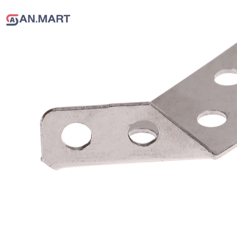 Bigdealssuper 10 Chiếc Đa Năng Nội Thất Góc Kết Nối Thép Không Gỉ Góc Nẹp Hạng Nặng Góc Kệ s Cho Gỗ Siêu