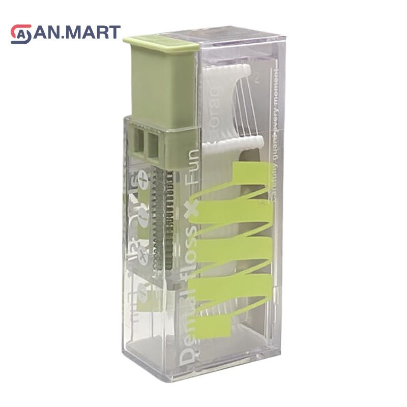 Bigdealssuper Hộp đựng nha khoa tự động Chăm sóc vệ sinh răng miệng Hộp đựng bóng nha khoa di động Tiện lợi với 10 chiếc Nha khoa Flos siêu