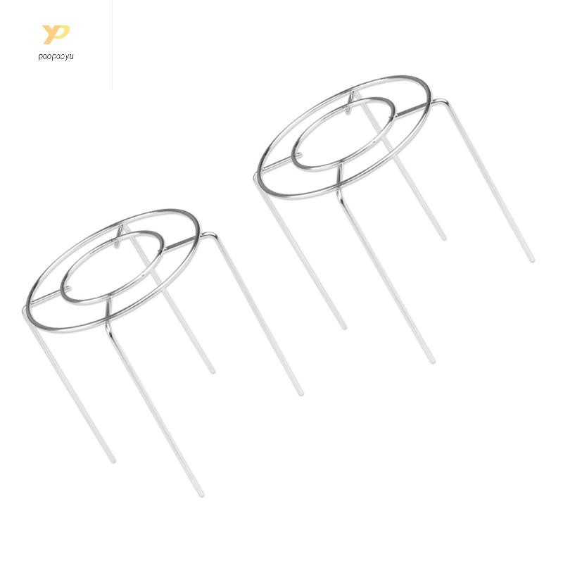 PPY Gói 2 Giá Đỡ Làm Mát Bánh Tròn Giá Đỡ Bằng Thép Không Gỉ Nướng Bánh Ngọt Hấp Dụng Cụ Hấp Đa Năng