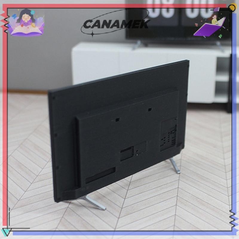 CANAMEK 1: 12 Nhà Búp Bê TV Mô Phỏng Có Chân Đế Nội Thất Thu Nhỏ Mô Hình Nhà Búp Bê Trang Trí Phòng Khách CSF