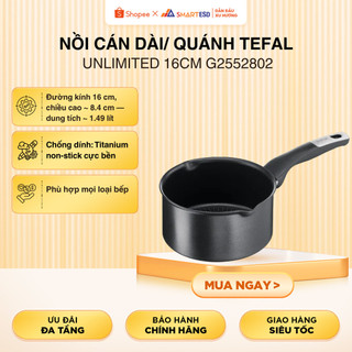 Nồi cán dài/ quánh Tefal Unlimited 16cm G2552802 [ HỎA TỐC HCM 2H]
