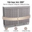 𝐅𝐔𝐑𝐍𝐈𝐒𝐇 𝐅𝐈𝐄𝐒𝐓𝐀 Tủ quần áo vải cao cấp khung hợp kim titan chắc chắn lắp ráp dễ dàng đa năng chống ẩm không gỉ