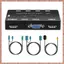 Công tắc KVM -Công tắc KVM tương thích + VGA 4K 1080P có cổng tương thích cho 2 máy chủ Màn hình phím chuột chia sẻ Dễ dàng cài đặt (R F C V)