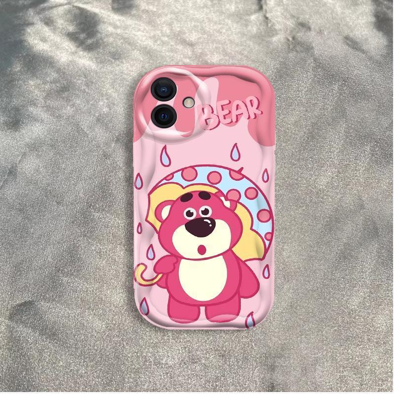 Vỏ Silicon Hoạt Hình Cho OPPO A3X A3 Pro 4G 5G 3D Phụ Kiện Vỏ Điện Thoại Mềm TPU Lotso Bear Kirby Ốp Lưng Chống Sốc