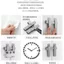 180 Độ Lộ Chốt Cửa Khóa Bu Lông Cửa Chống Trộm Khóa Cửa Chốt Phòng Tắm Cửa Gỗ Pin Hợp Kim Nhôm WL