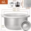 Nồi cơm điện hình tam giác bán cầu cổ điển Lót 2L3L4L5L6L Nồi cơm điện dày Phụ kiện lót nhỏ