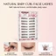 Keo Free Baby Brown Lông mi giả Natural C Curl Nhẹ Pearl Bend
