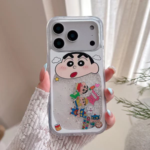 Ốp Điện Thoại Anime Boy Drift Cát Cho iPhone 17 Pro Max 16 15 14 13 12 Vỏ Bảo Vệ Chống Sốc