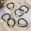 LUImo Thanh Lịch Mềm Mại Cotton Scrunchies Chống Trơn Trượt Dây Buộc Tóc Cho Nữ Bé Gái Xoăn Tóc Thẳng Mặc Hàng Ngày Phụ Kiện Tóc SBS