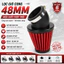 Lọc Không Khí 48mm Lưu Lượng Lớn Tăng Công Suất Xe Máy, Lọc Bụi Hiệu Quả Hứng Gió Mạnh Chống Mài Mòn Bền Bỉ Lắp Đặt Dễ