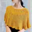 Siyuyan Nữ Dệt Kim Rỗng Khăn Choàng Khăn Choàng Mùa Hè Thu Thanh Lịch Nữ Chống Nắng Áo Smo VN