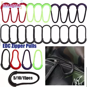 BORAGETE 5 / 10 / 15 Chiếc Dây Kéo Dụng Cụ Ngoài Trời Túi Kẹp Khóa Du Lịch Quần Áo Kết Thúc Khóa Zips