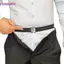 Dây thắt lưng BORAGETE, Áo sơ mi co giãn tốt nhất chống nhăn, Thắt lưng chống trượt Nylon dành cho doanh nhân