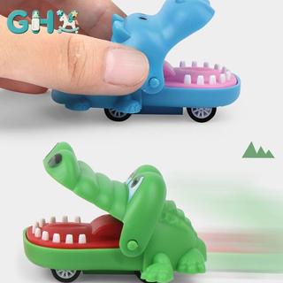 GHX Cắn Tay Cá Sấu Miệng Kéo-ba Đồ Chơi Ô Tô Hoạt Hình Hippo Puppy Kéo Ba Đồ Chơi Xe Báo Chí Răng Cắn Ngón Tay Triy Đồ Chơi VN