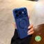 Ốp Điện Thoại Từ Tính Cho Redmi Note 15 14 SE 14S 13 12 Turbo Pro Plus Pro + 5G 4G Vỏ Sạc Không Dây Trong Suốt Mờ Kinh Doanh Dễ Thương