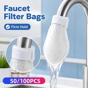 50 / 100 Tờ Túi Lọc Vòi Hộ Gia Đình Vòi Lưới Túi Du Lịch Nhà Ký Túc Xá Phòng Và Bảo Quản Để Bảo Quản Gia Đình Du Lịch