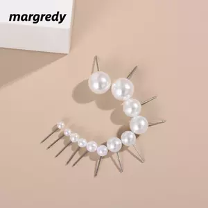 MARGREDY 5 Đôi / 10 Đôi / 12 Đôi Bông Tai Nữ Đảng Thời Trang Hình Tròn