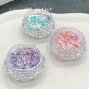 Ooolala Móng Tay DIY Hoa Opal Bột Fine Flash Phân Cực Giả Tưởng Nhiều Màu Sắc Cổ Tích Đám Mây Thổ Cẩm Bột Móng Tay Kim Sa Lấp Lánh Trang Trí