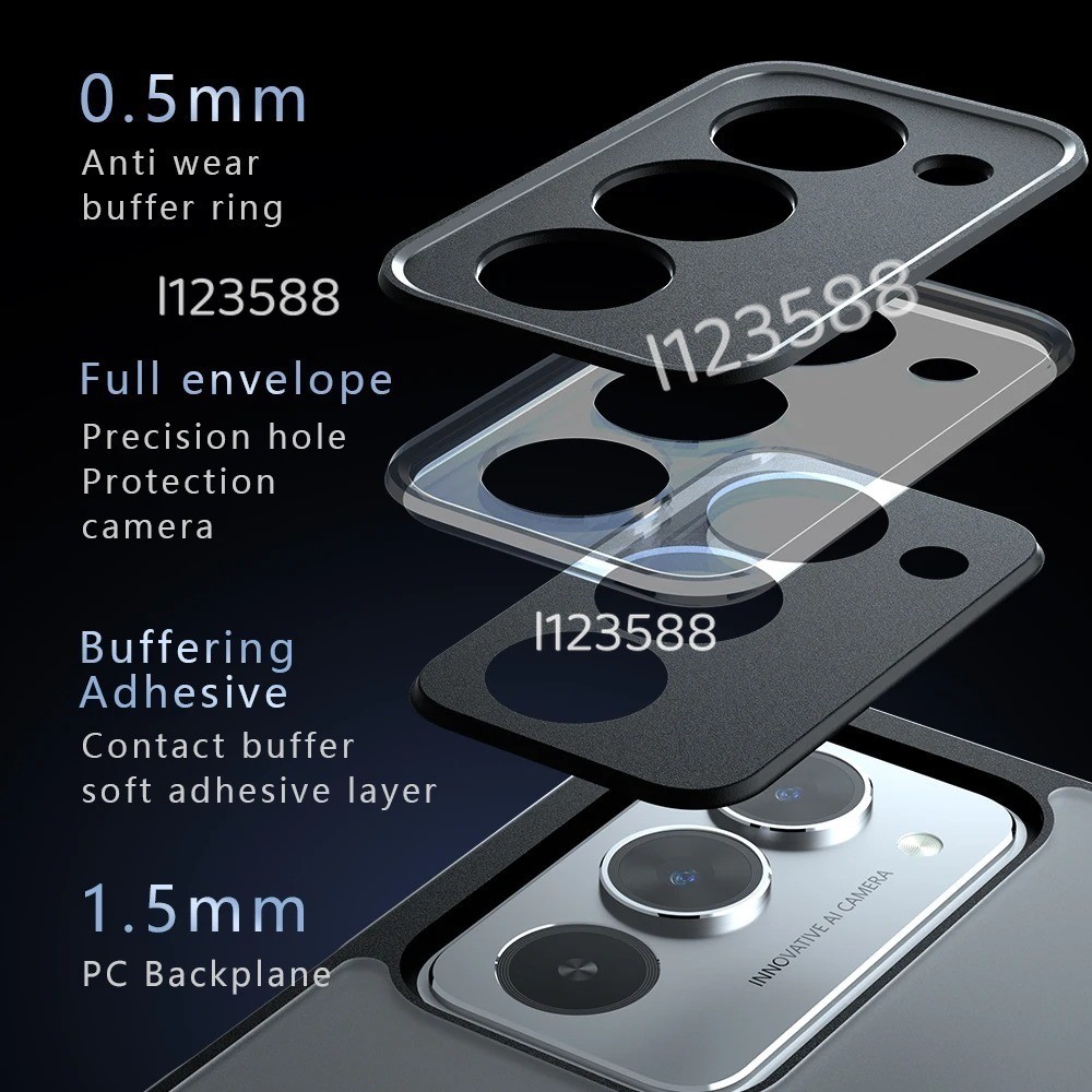 Ốp Lưng Cho Poco M8s 5G Matte Clear Phone Cover Cho Poco M8s 5G 2026 Xiaomi PocoM8s 5G Acrylic PC + TPU Mỏng Chống Sốc