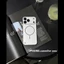Dành cho iPhone 16 Pro Max Vỏ điện thoại từ tính nhẫn mỏng không khung