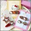 YT4 Sanrio Hello Kitty Acrylic Kẹp Tóc Da Báo Pentagram KT Mèo Bên Kẹp Retro Thời Trang Phụ Kiện Tóc