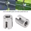 Belleshopp VBESTLIFE 20 CHIẾC Vượt Qua Kẹp Cáp T316 Dây Thép không gỉ Kẹp Dây cho 3mm 1/8 Inch Dây Không Khoan Tường Trellis Bộ