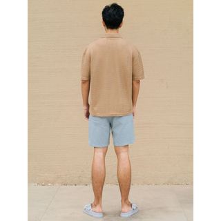 [SUMMER COLLECTION] Áo Sơ Mi Nam ICONDENIM Tay Ngắn Cuban Riviera Knit Form Relaxed SMID0400