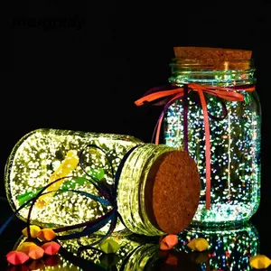 Chai thủy tinh huỳnh quang MARGREDY, Chai chúc mừng sinh nhật phát sáng ban đêm, Chai sao Origami phát sáng trong bóng tối bầu trời đầy sao