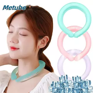 Vòng làm mát cổ METUBE, Gel làm mát cổ có thể tái sử dụng dạng lỏng, Ống cổ Máy làm đá Ice Pack Làm mát cổ quấn mùa hè