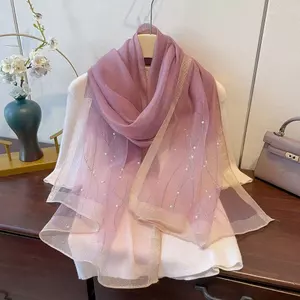 Baotou Sọc Nhân Tạo Nóng Kim Cương Khăn Cho Nữ Ấm Áp Thời Trang Khăn Choàng Cổ Điển Màu Trơn Phong Cách Dân Tộc Phù Hợp Với 6.21