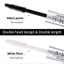 Mascara 2 Đầu Làm Dày Và Dài Mi Chống Nước Chống Lem Lâu Trôi Giúp Mi Cong Vút Tự Nhiên