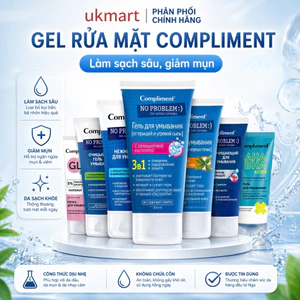 Gel rửa mặt BHA Compliment No Problem làm sạch sâu, giảm viêm & mụn 200ml
