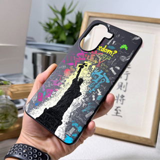 Dành Cho POCO X8 Pro X7 X6 F8 F7 Redmi Turbo 5 Max Turbo 4 Pro “Graffiti Freedom ” Ốp Điện Thoại Cứng Micro Matte / K90 K80 K70 15T Chống Dấu Vân Tay Kẹp Bọc Vỏ POCO Chống Sốc / Redmi Cover