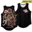 Áo Tank Top Samurai Demon Men, Áo Vest tập thể hình Hip Hop, Áo thun thể hình Singlet thoáng khí mềm mại