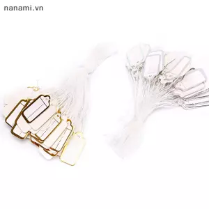 200 Thẻ Nhãn Giá Trang Sức Giá Nhãn Thẻ Giấy Hình Chữ Nhật Thẻ nk [VN]