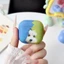 Ốp Tai Nghe Cho Airpods 4 Pro 3 2 Màu Sắc Tương Phản Dễ Thương Chó Con Họa Tiết TPU Mềm Chống Sốc Bluetooth Tai Nghe Không Dây Vỏ Bảo Vệ Chống Mất