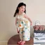 Bộ 2 Món Trẻ Em Nữ Mùa Hè Không Tay Cổ Búp Bê Ren Dễ Thương Phong Cách Công Chúa ✨Luyoo25.vn✨